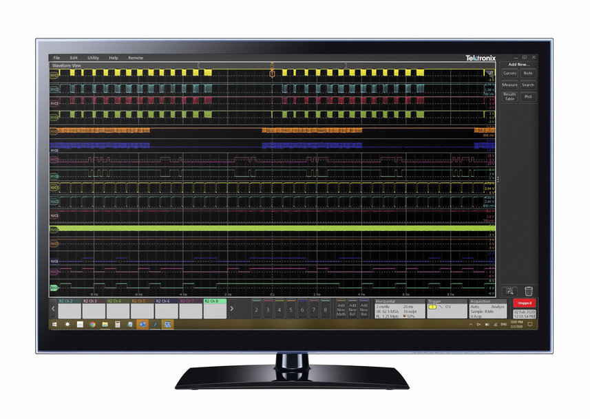 TEKTRONIX INTRODUCE IL SOFTWARE PER PC TEKSCOPE CON ANALISI MULTI-SCOPE MIGLIORATA